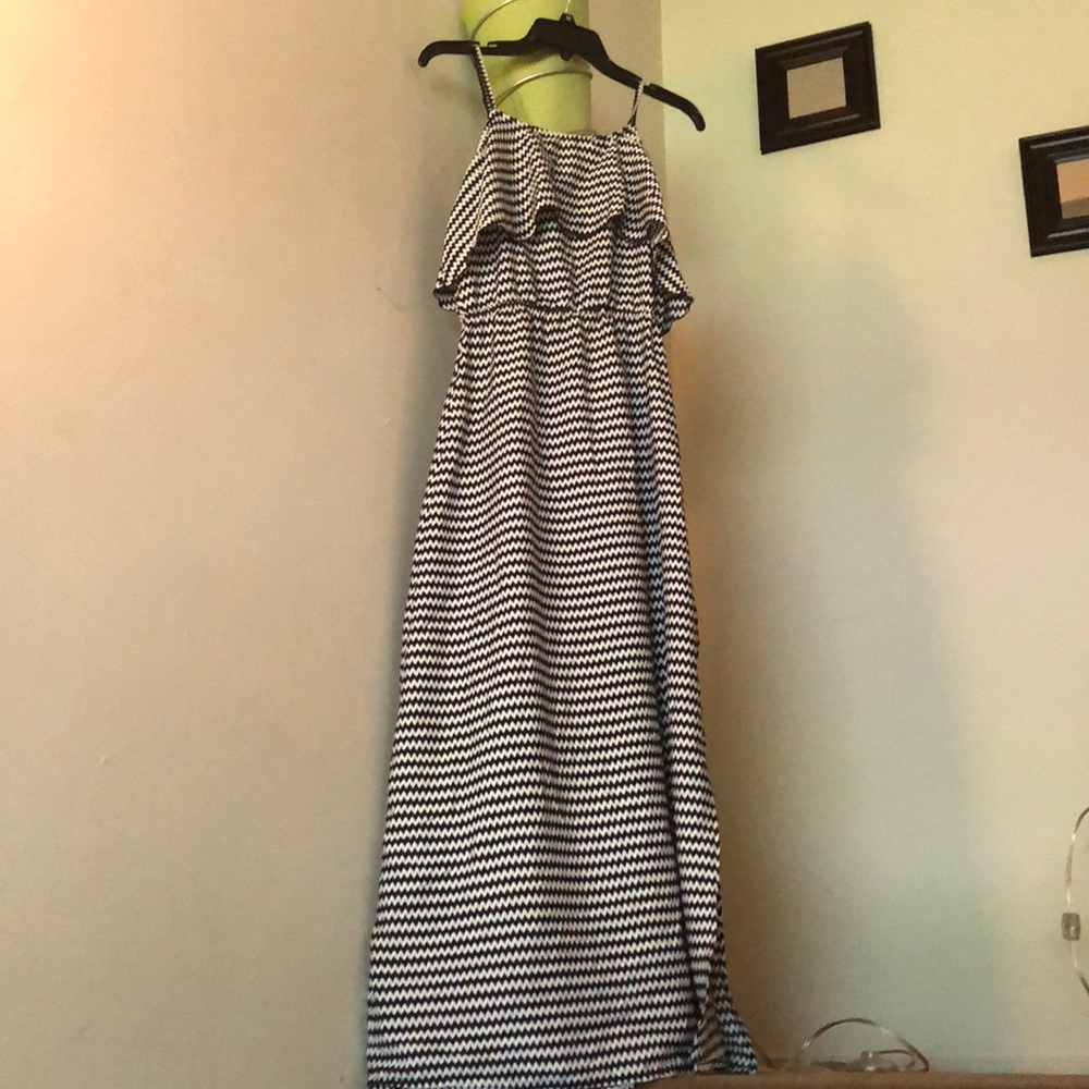 Black and white dress